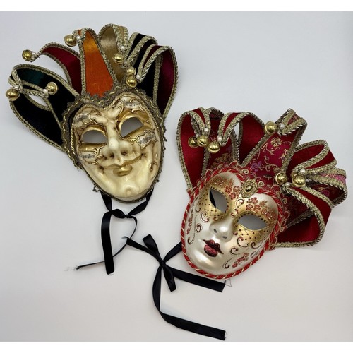 Pair hand painted venetian - pair-hand,