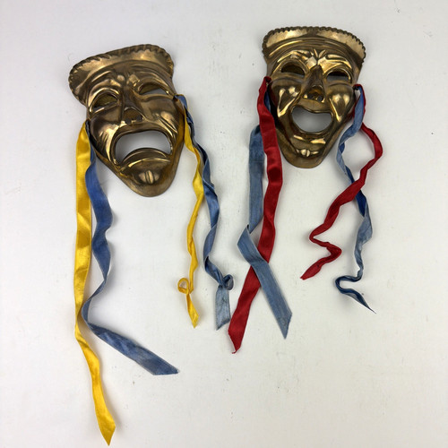 Vintage solid brass comedy - vintage,